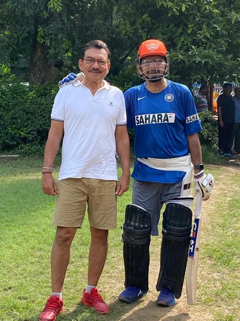 Mr. Arun Lal mentoring students